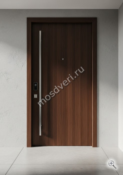 Высокая входная дверь в квартиру коричневая - купить от производителя Мосдвери Высокая входная дверь в квартиру коричневая